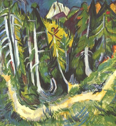 Forest Gorge by Ernst Ludwig Kirchner